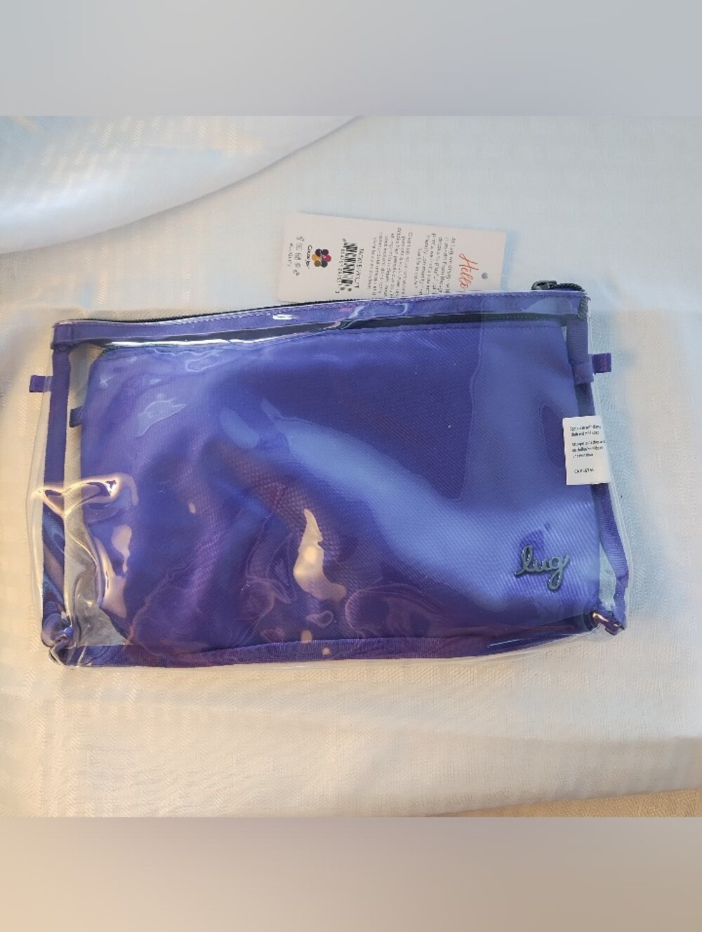NWT Lug Tackle 4pc Storage Pouches in Violet